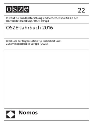 cover image of OSZE-Jahrbuch 2016